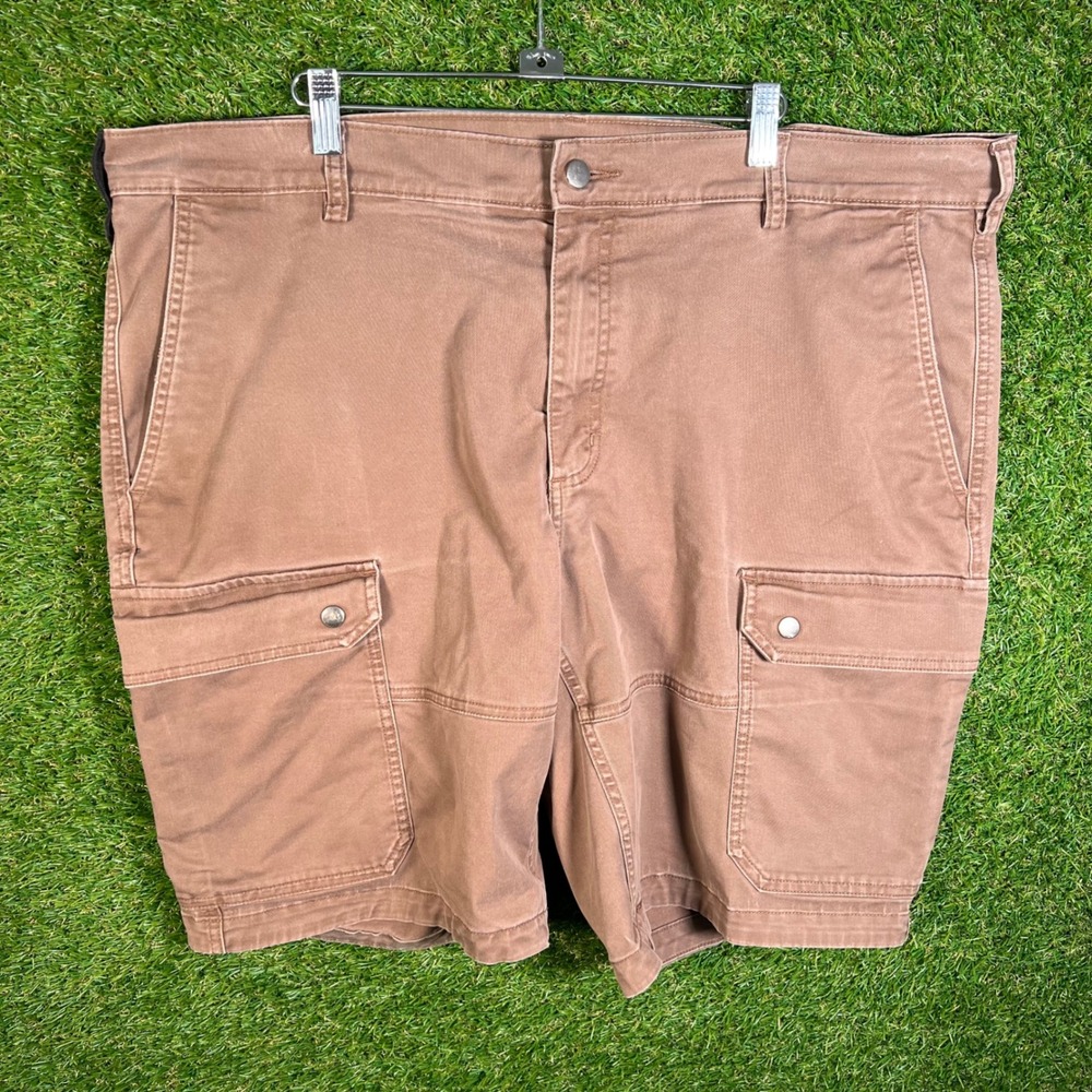 40 Grit by Duluth Trading Mens Brown Cargo Shorts Size 42 Standard Fit Utility